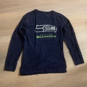 Seattle Seahawks Navy Long Sleeve Shirt